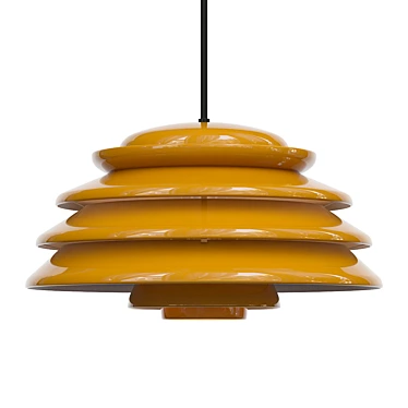  Modern Geometric Hive Pendant 3D model image 1 