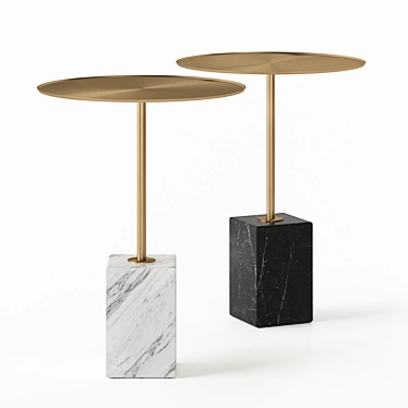 Luxury Eichholtz Side Table Cole 3D model image 1 