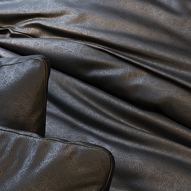  4K Seamless Leather PBR Textures 3D model image 1 