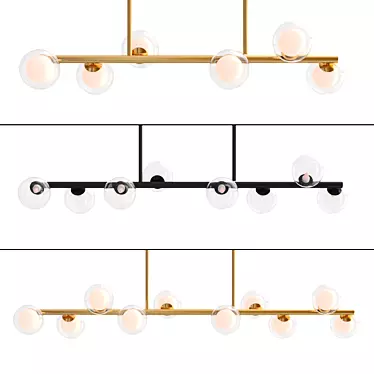 Linda Long Modern Design Lamps 3D model image 1 