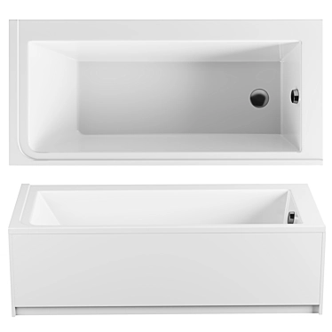  Jacob Delafon Formilia 170x80 R Acrylic Bathtub 3D model image 1 