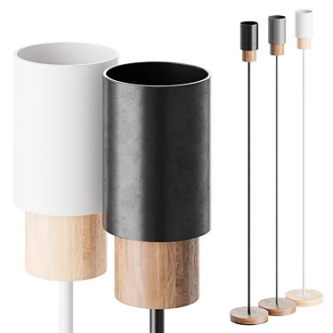 Modern Floor Lamp S05 3D model image 1 