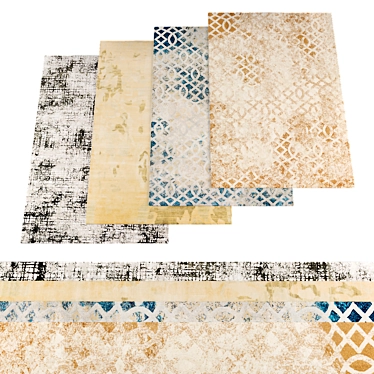 High-Resolution Rugs Bundle 3D model image 1 