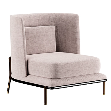 Aster Gae Armchair 3D Model 3D model image 1 