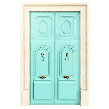 Classic Door 3D Model 1600mm 3D model image 1 