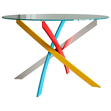 Modern Dining Table Fancy 3D model image 1 