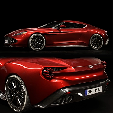 Aston Martin Vanquish Zagato 3D Model 3D model image 1 