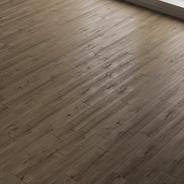 Dark Oak Laminate Flooring 3D model image 1 