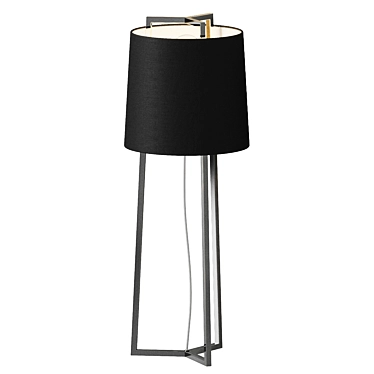 Modern Industrial Urban Table Lamp 3D model image 1 