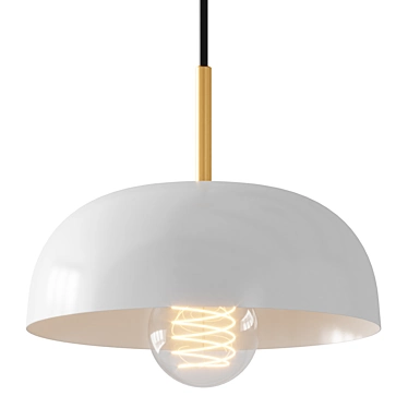 Color Pop Dome Pendant - Home Lighting 3D model image 1 