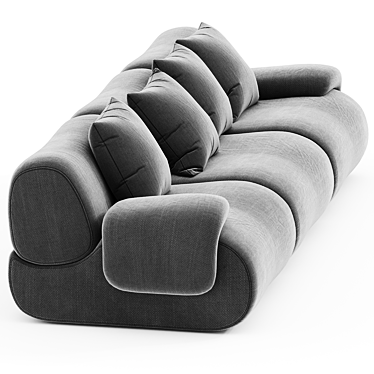 Modern Modular Sofa Furniture Piece 3D model image 1 