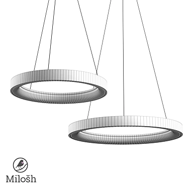 Trendy Milosh Tendence Pendant Light 3D model image 1 