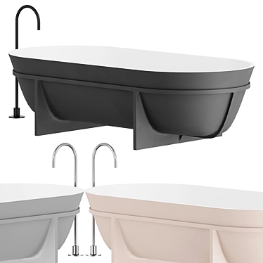 Controstampo Bathtub - Vittorio Venezia's Design 3D model image 1 