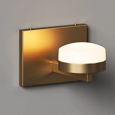 Modern LED Wall Sconce Fixture 3D model image 1 