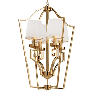 Vintage Gold Lantern 2015 Edition 3D model image 1 