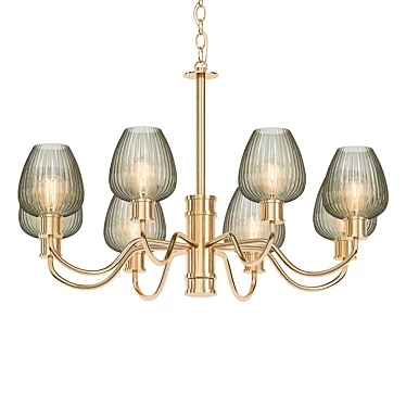 Modern Windsor Ceiling Light 3D model image 1 