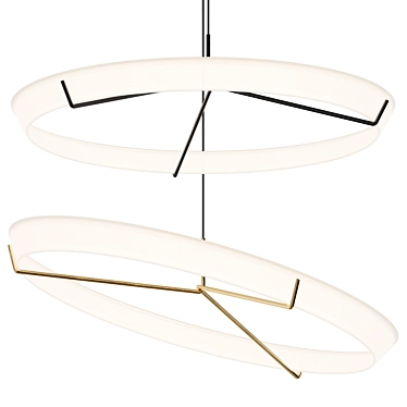 Vibia Halo Jewel Circular Light 3D model image 1 