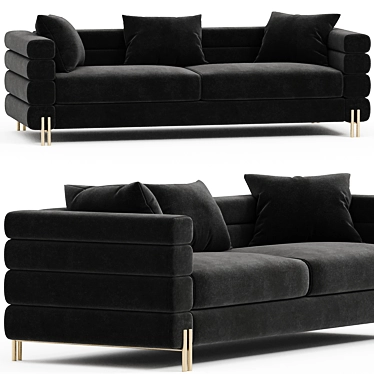 EICHHOLTZ York Sofa: Modern Luxury 3D model image 1 