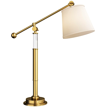 Modern Desk Lamp Sculpture Stand 3D model image 1 