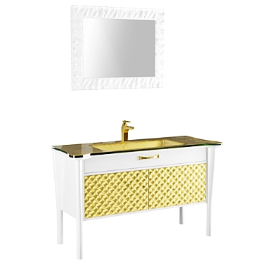  Elegant Mia Italia Vanity Set 3D model image 1 