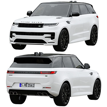 Advanced Range Rover Sport 2023 3D model image 1 