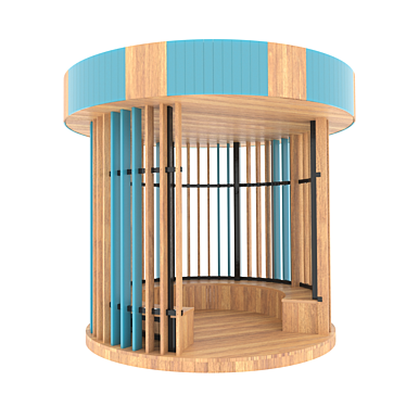 Outdoor Relaxation Pavilion 3D model image 1 