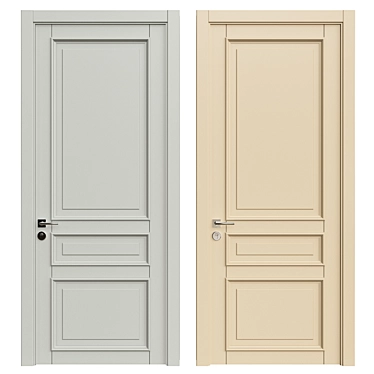 Modern 3D Door Model 173 3D model image 1 