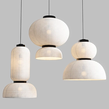 Formakami Pendant Lamp Collection 3D model image 1 