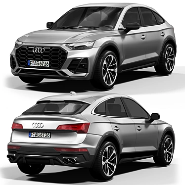 Detailed Audi SQ5 Sportback Model 3D model image 1 