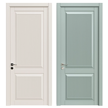 Modern Door 3D Model 178 3D model image 1 