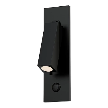 Minimalist Embedded Bedside Sconce 3D model image 1 