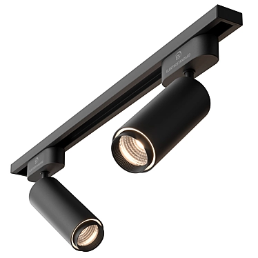 Sleek Track Light Fixture "(\<Novotech Pipe 370414\") 3D model image 1 