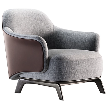 Modern KAORI Armchair Upgraded 3D model image 1 