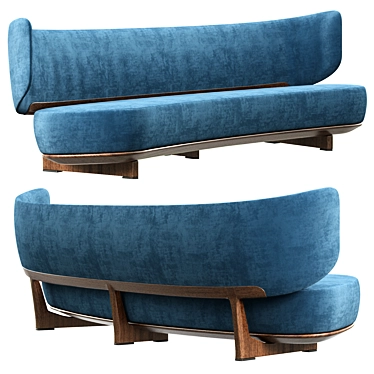 Luxury Modern Icosofà Sofa 3D model image 1 