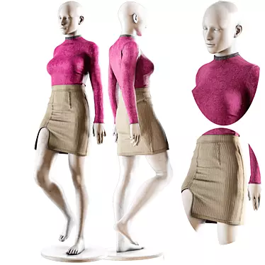 Fashion Mannequin Set '13 3D model image 1 