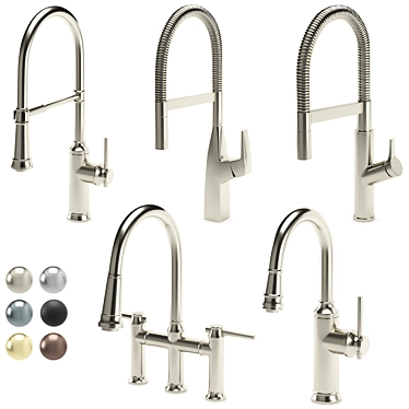 Versatile BLANCO Kitchen Faucet 3D model image 1 