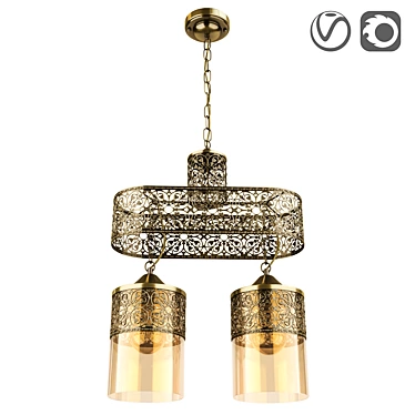 Citilux Emir Chandelier: Eastern Luxury 3D model image 1 