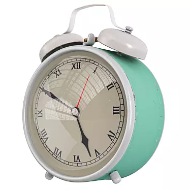 Vintage Russian Alarm Clock 3D model image 1 