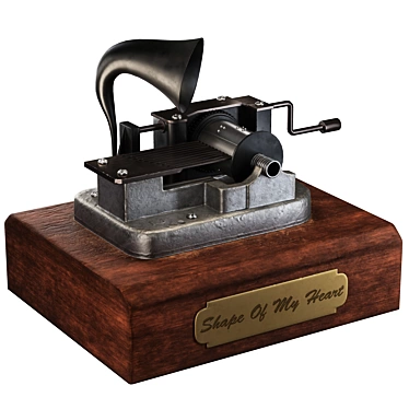 Photorealistic Music Box Model 3D model image 1 