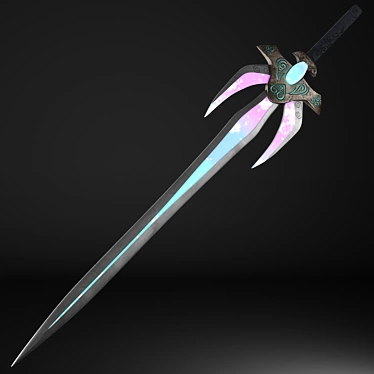 Futuristic Sci-Fi Sword Model 3D model image 1 