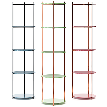  Eponimo LP Bookcase: 3 Color Options, Vray & Corona 3D model image 1 