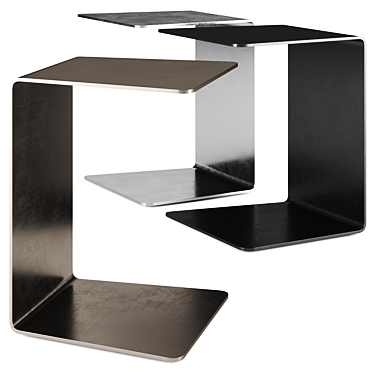 Modern Chic Loman Side Table 3D model image 1 