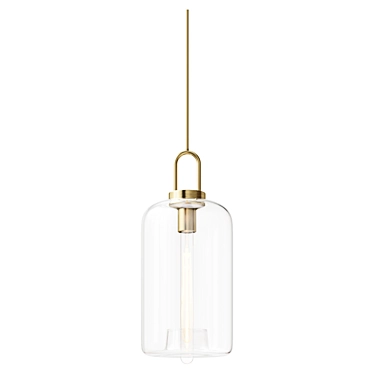 Scandinavian Style Pendant Light 3D model image 1 