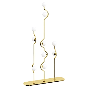 Elegant Branch Standing Lamp 3D model image 1 