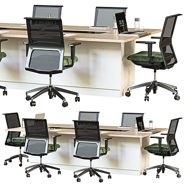 Modern Conference Table 3D Model 3D model image 1 