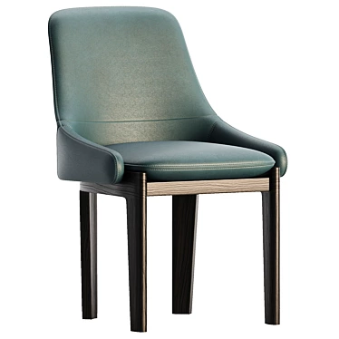  Luxe Leather Chair Molteni & C. 3D model image 1 