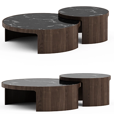 Modern Oliver Coffee Tables 3D model image 1 