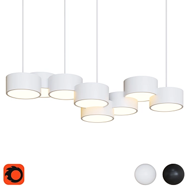 Nordic Pendant Lamps 3D model image 1 