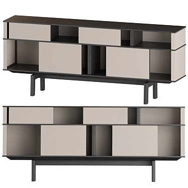 Lloyd TEX Fabric Sideboard 3D model image 1 