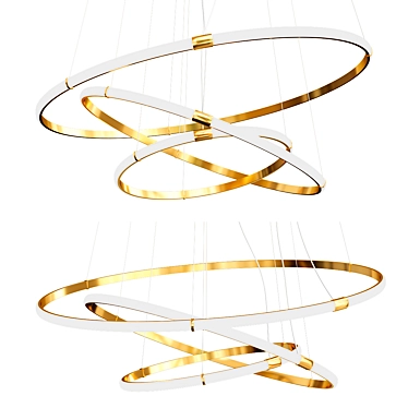 Modern LED Pendant Lamp 3D model image 1 